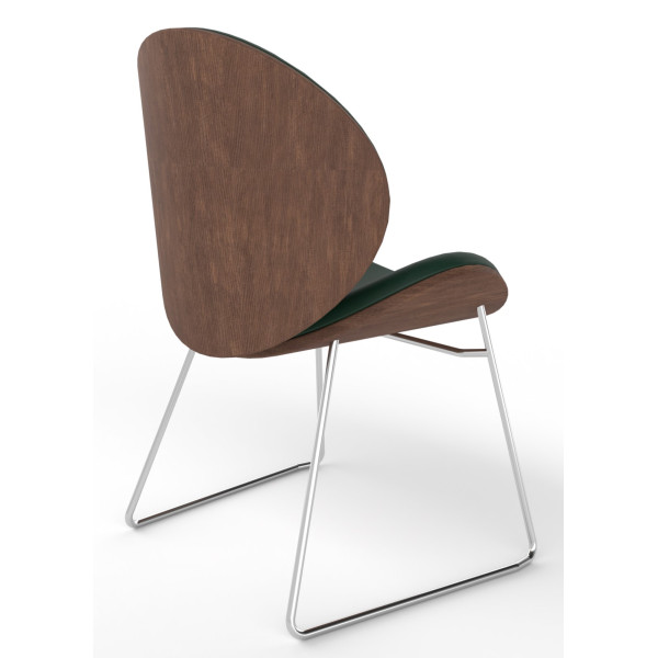 Revive Upholstered Retro Lounge Chair With Cantilever Frame